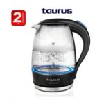 Taurus Bouilloire en verre cristal Aroa Glass 1.7Lrotation360° 2200w